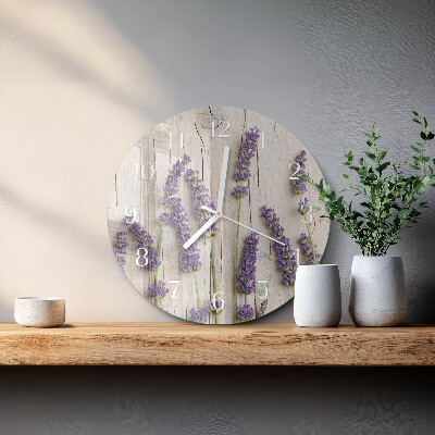 Round wall clock Lavender