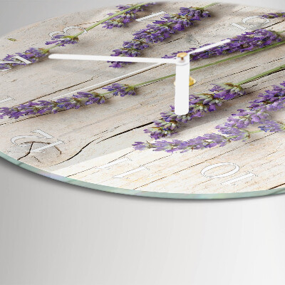 Round wall clock Lavender