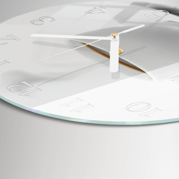 Round wall clock Cup of Coffee