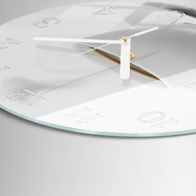 Round wall clock Cup of Coffee