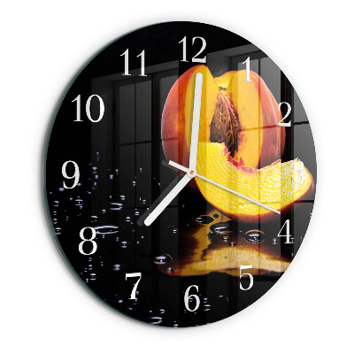 Round wall clock Peach