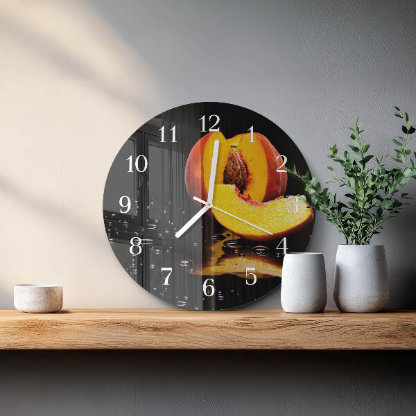 Round wall clock Peach