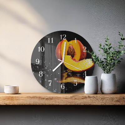 Round wall clock Peach