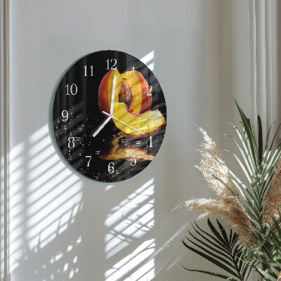 Round wall clock Peach