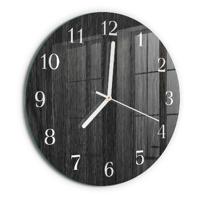 Round wall clock Wood