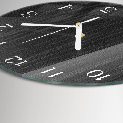 Round wall clock Wood