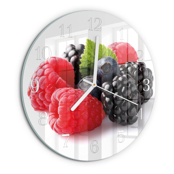 Round wall clock Berries