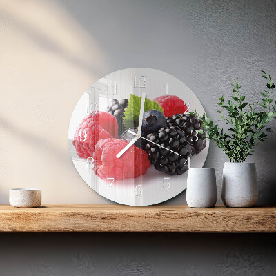 Round wall clock Berries