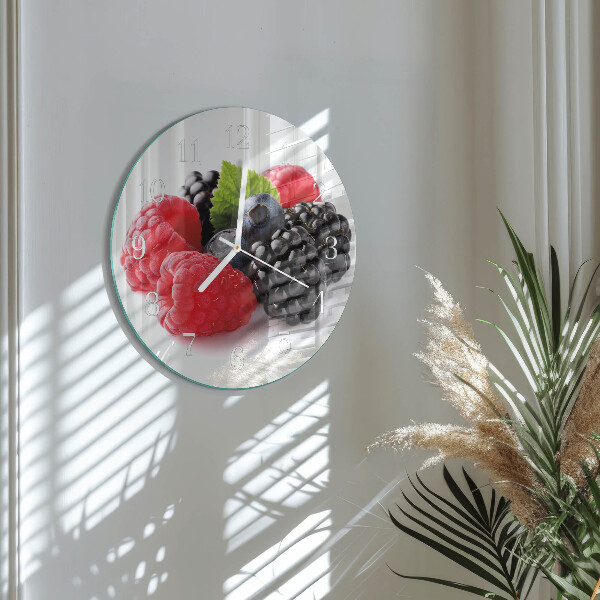 Round wall clock Berries