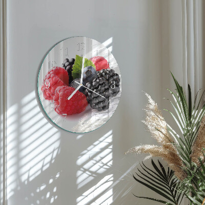 Round wall clock Berries