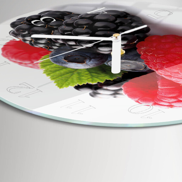 Round wall clock Berries