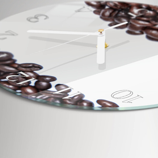 Round wall clock Coffee Beans