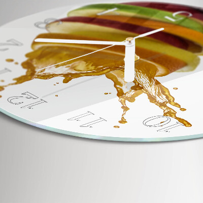Round wall clock Fruit