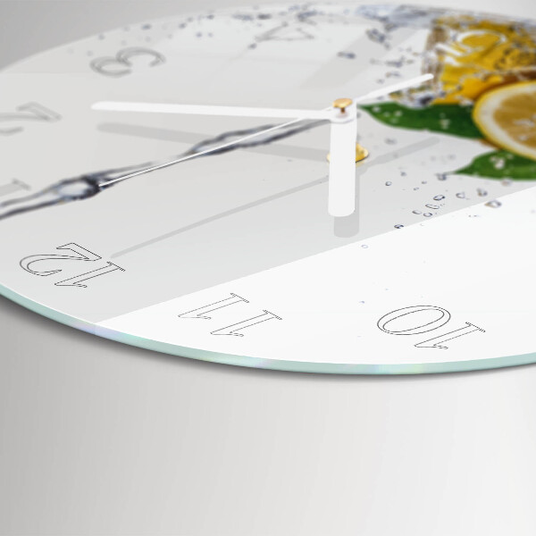 Round wall clock Lemons