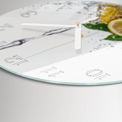 Round wall clock Lemons