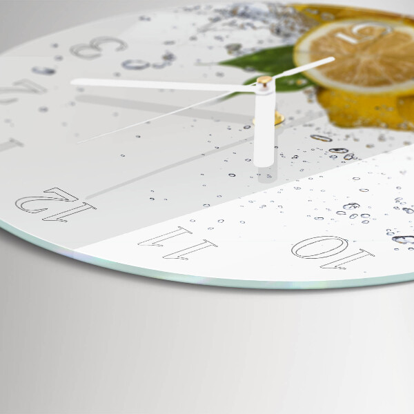 Round wall clock Lemons