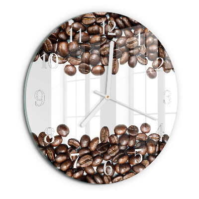 Round wall clock Coffee Beans