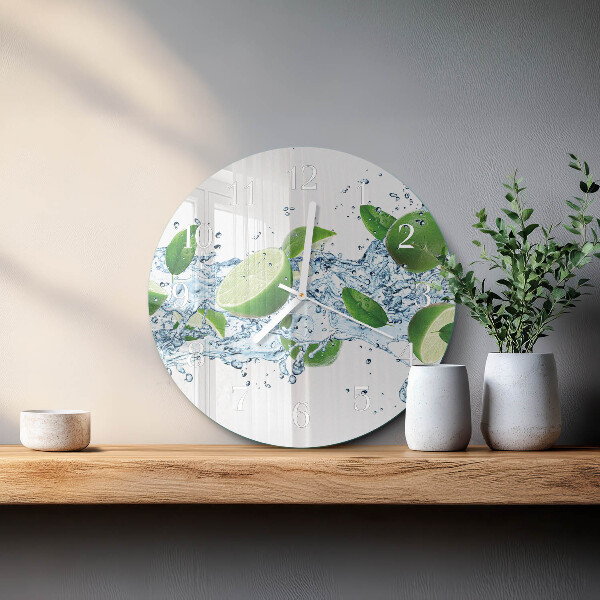 Round wall clock Limes