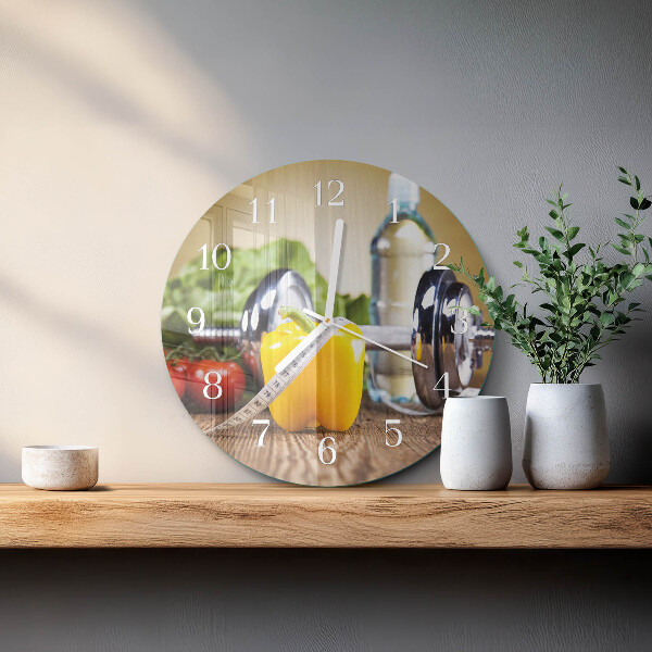 Round wall clock Pepper