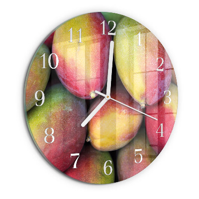 Round wall clock Fruit