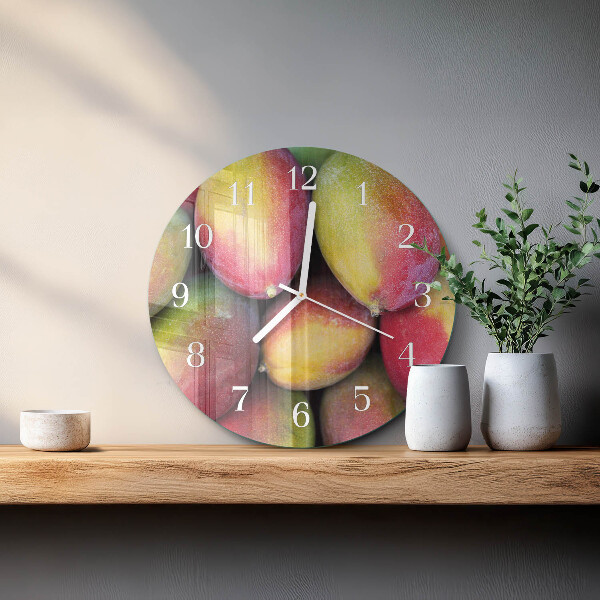 Round wall clock Fruit