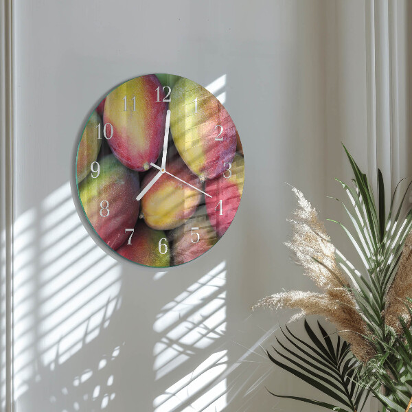 Round wall clock Fruit