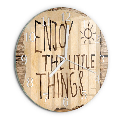 Round wall clock Enjoy
