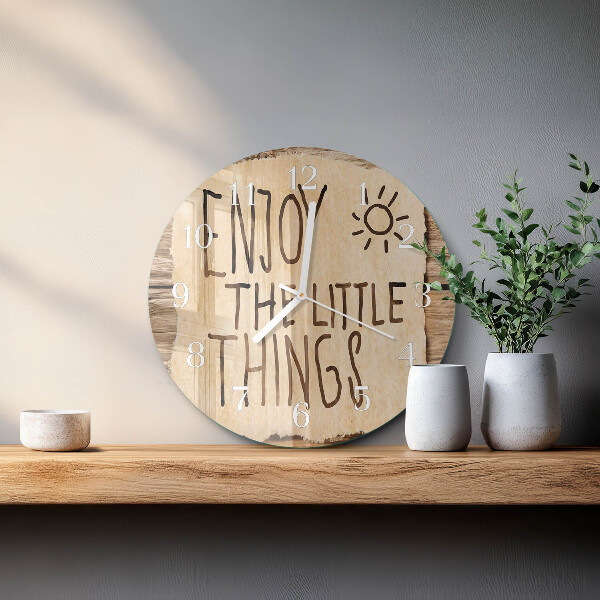 Round wall clock Enjoy