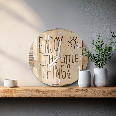 Round wall clock Enjoy