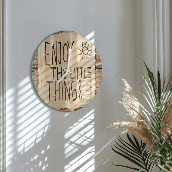 Round wall clock Enjoy