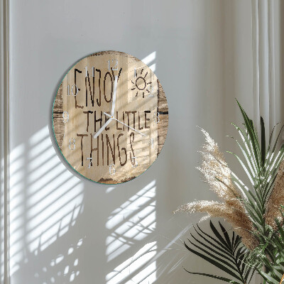 Round wall clock Enjoy