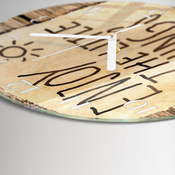 Round wall clock Enjoy