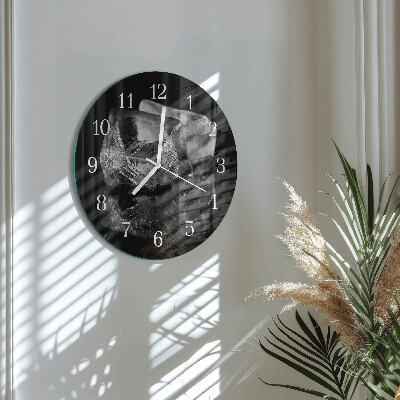 Round wall clock Ice Cubes