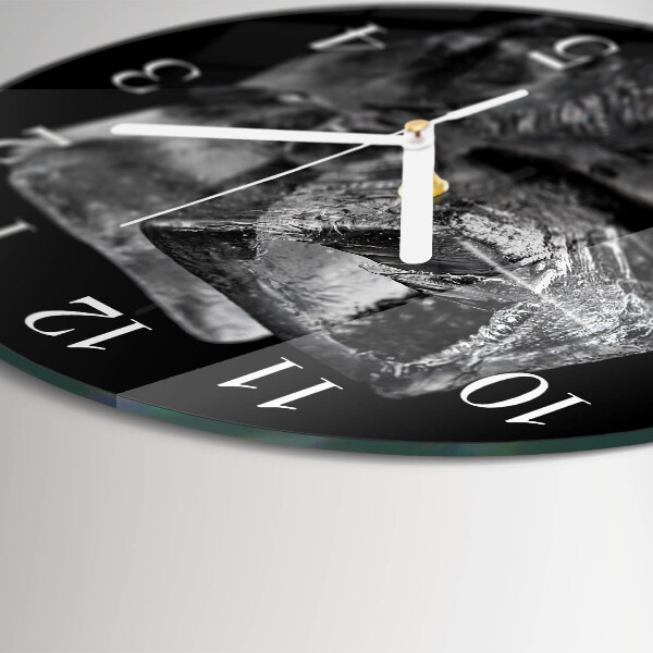 Round wall clock Ice Cubes