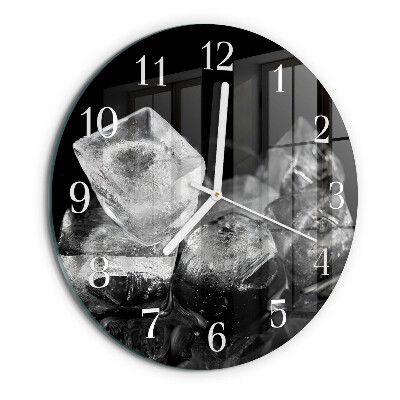 Round wall clock Ice Cubes
