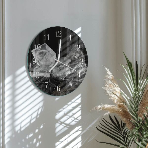 Round wall clock Ice Cubes