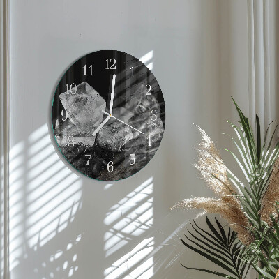 Round wall clock Ice Cubes