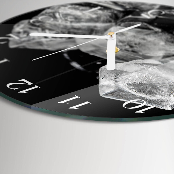 Round wall clock Ice Cubes