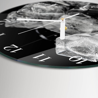 Round wall clock Ice Cubes