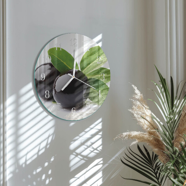 Round wall clock Olives
