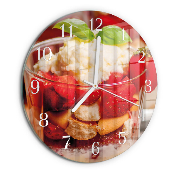Round wall clock Fruit