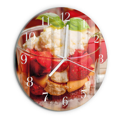 Round wall clock Fruit