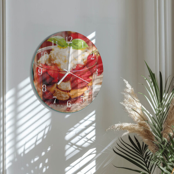 Round wall clock Fruit