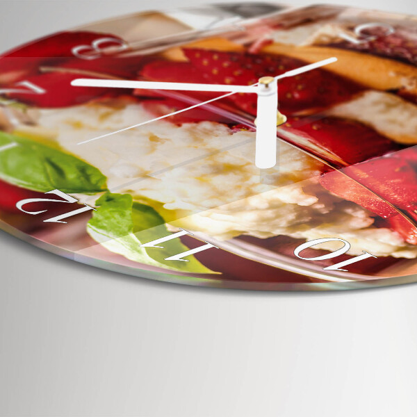 Round wall clock Fruit