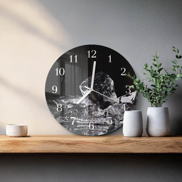 Round wall clock Ice Cubes
