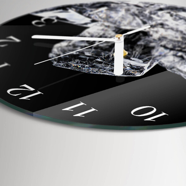 Round wall clock Ice Cubes