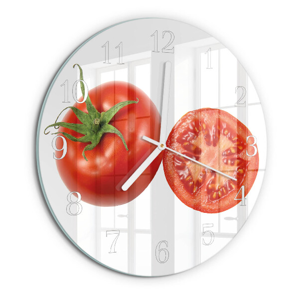 Round wall clock Tomatoes