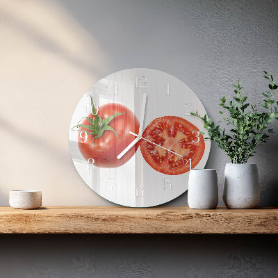 Round wall clock Tomatoes