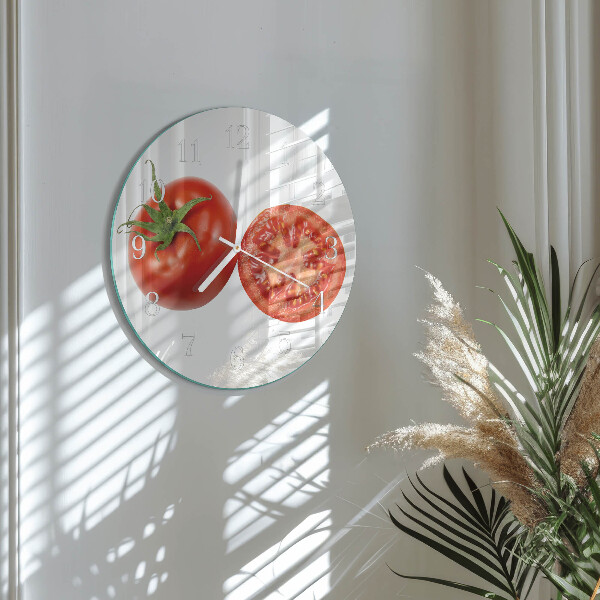 Round wall clock Tomatoes