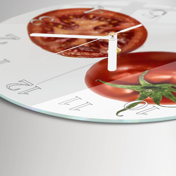 Round wall clock Tomatoes